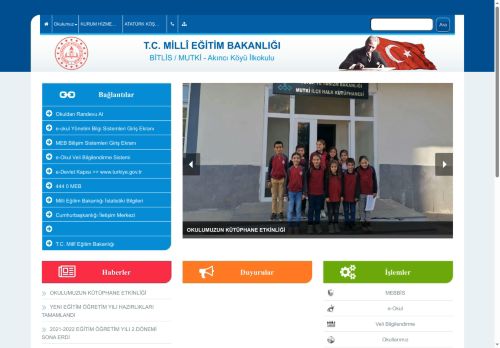 BİTLİS / MUTKİ - Akıncı Köyü İlkokulu