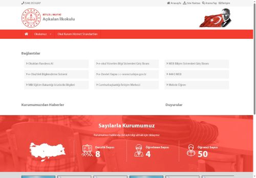 BİTLİS / MUTKİ - Açıkalan İlkokulu