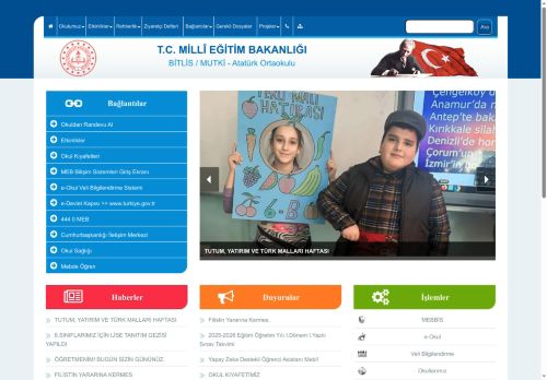 BİTLİS / MUTKİ - Atatürk Ortaokulu