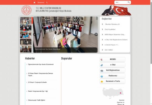 BİTLİS / MUTKİ - Çatalsöğüt Köyü İlkokulu