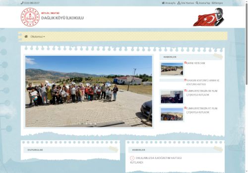 BİTLİS / MUTKİ - DAĞLIK KÖYÜ İLKOKULU
