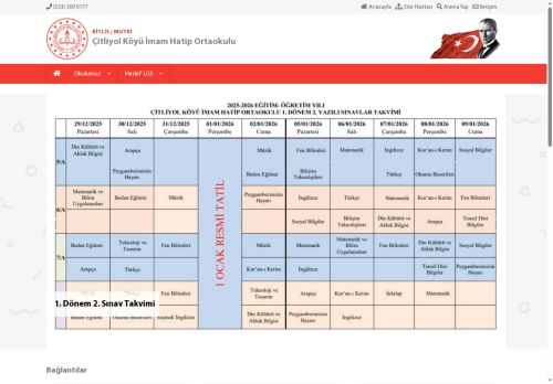 BİTLİS / MUTKİ - Çitliyol Köyü İmam Hatip Ortaokulu