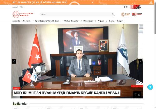 MEB BİTLİS - MUTKİ İLÇE MİLLÎ EĞİTİM MÜDÜRLÜĞÜ