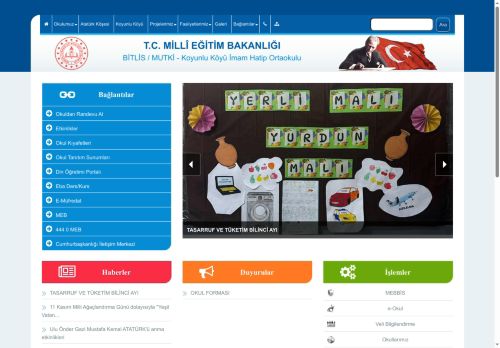 BİTLİS / MUTKİ - Koyunlu Köyü İmam Hatip Ortaokulu