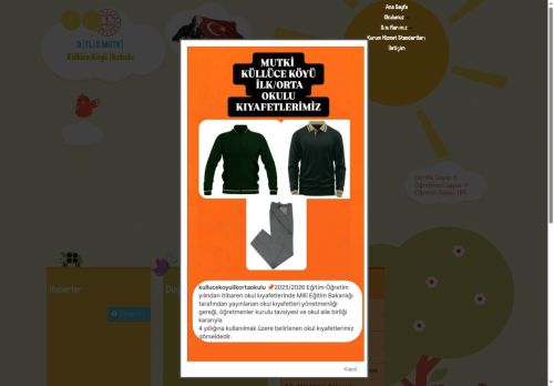 BİTLİS / MUTKİ - Küllüce Köyü İlkokulu