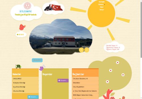 BİTLİS / MUTKİ - Yenidoğan Köyü Ortaokulu