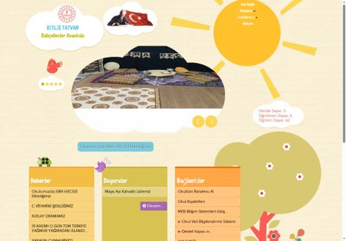 BİTLİS / TATVAN - Bahçelievler Anaokulu