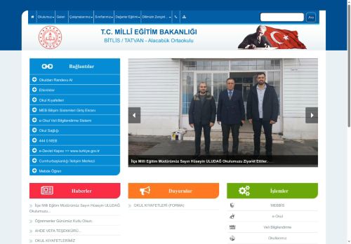 BİTLİS / TATVAN - Alacabük Ortaokulu