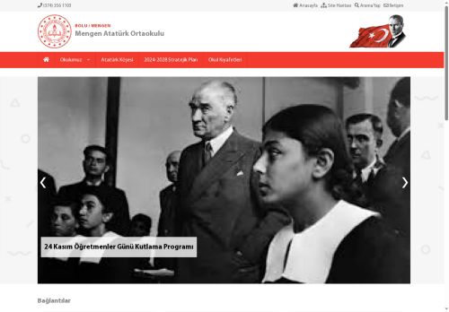 BOLU / MENGEN - Mengen Atatürk Ortaokulu