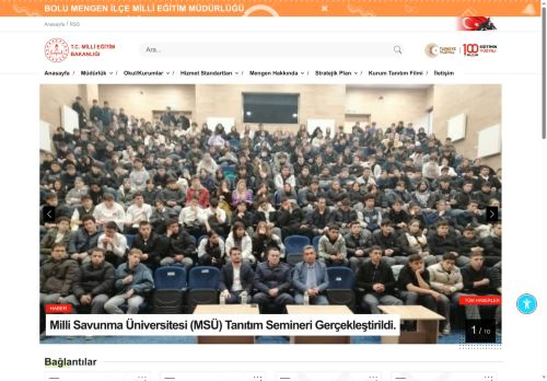 MEB BOLU - MENGEN İLÇE MİLLÎ EĞİTİM MÜDÜRLÜĞÜ