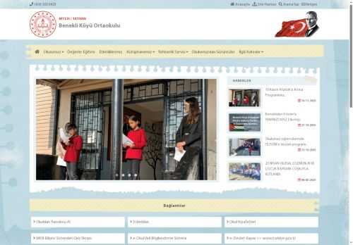 BİTLİS / TATVAN - Benekli Köyü Ortaokulu