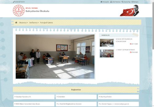 BİTLİS / TATVAN - Bahçelievler İlkokulu