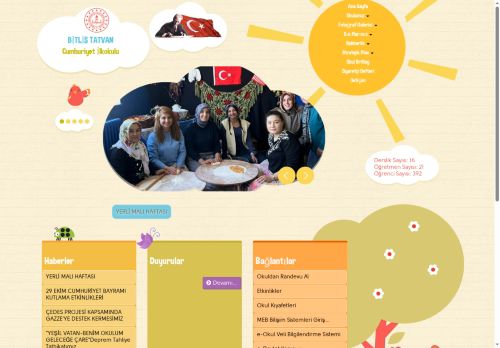 BİTLİS / TATVAN - Cumhuriyet İlkokulu