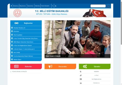 BİTLİS / TATVAN - Göllü Köyü İlkokulu