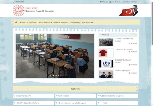 BİTLİS / TATVAN - Kıyıdüzü Köyü Ortaokulu