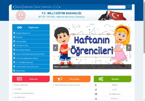 BİTLİS / TATVAN - Mehmet Akif Ersoy Ortaokulu