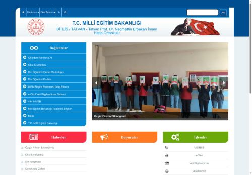 BİTLİS / TATVAN - Tatvan Prof. Dr. Necmettin Erbakan İmam Hatip Ortaokulu