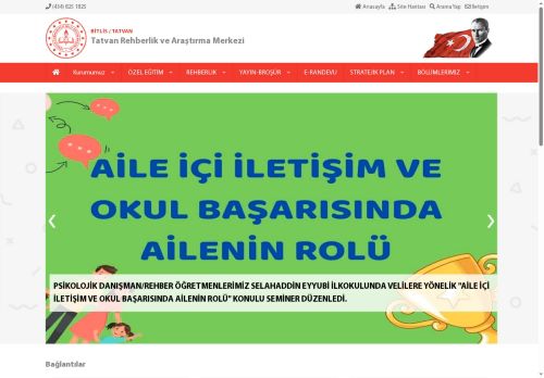 BİTLİS / TATVAN - Tatvan Rehberlik ve Araştırma Merkezi