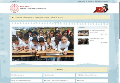 BİTLİS / TATVAN - Tatvan Sarıkum Köyü İlkokulu