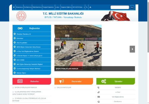 BİTLİS / TATVAN - Yoncabaşı İlkokulu