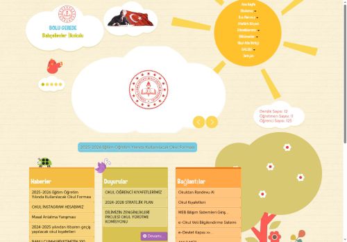 BOLU / GEREDE - Bahçelievler İlkokulu