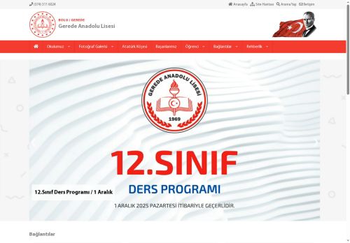 BOLU / GEREDE - Gerede Anadolu Lisesi