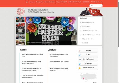 BURDUR / ÇAVDIR - Kozağaç Ortaokulu