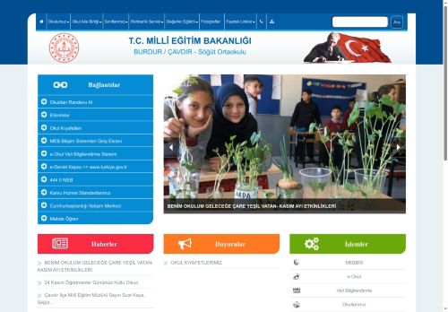 BURDUR / ÇAVDIR - Söğüt Ortaokulu