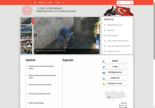 BURDUR / ÇELTİKÇİ - 75.Yıl Çeltikçi Ortaokulu