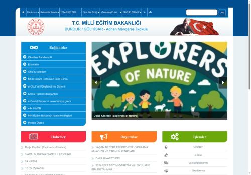 BURDUR / GÖLHİSAR - Adnan Menderes İlkokulu
