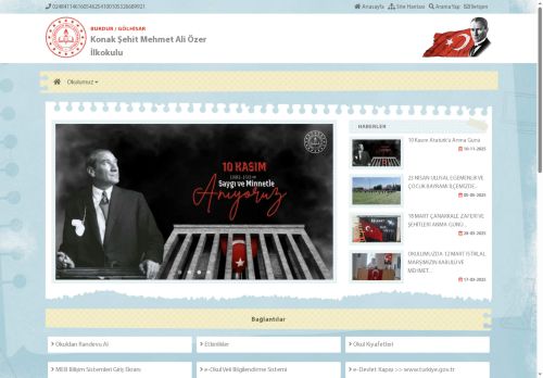 BURDUR / GÖLHİSAR - Konak Şehit Mehmet Ali Özer İlkokulu