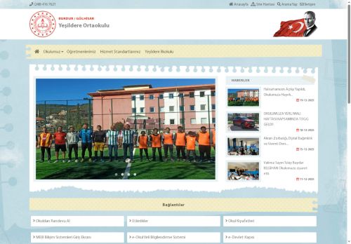 BURDUR / GÖLHİSAR - Yeşildere Ortaokulu