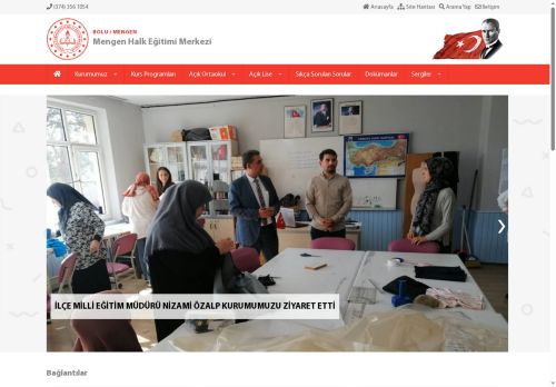BOLU / MENGEN - Mengen Halk Eğitimi Merkezi