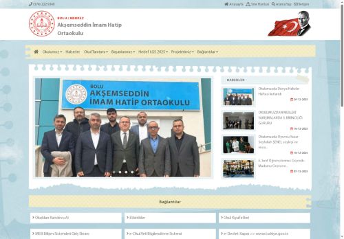 BOLU / MERKEZ - Akşemseddin İmam Hatip Ortaokulu