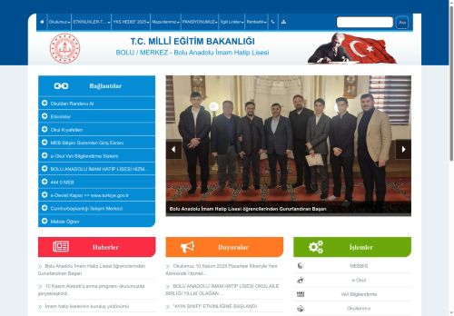 BOLU / MERKEZ - Bolu Anadolu İmam Hatip Lisesi