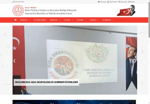 Bolu Türkiye Odalar ve Borsalar Birliği Zübeyde Hanım Kız Mesleki ve Teknik Anadolu Lisesi - BOLU / MERKEZ