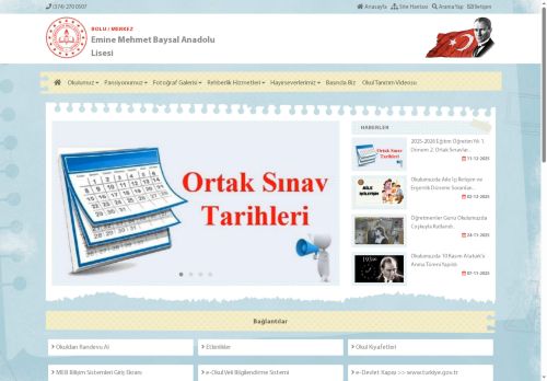 BOLU / MERKEZ - Emine Mehmet Baysal Anadolu Lisesi