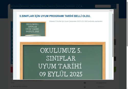 BOLU / MERKEZ - Mevlâna Ortaokulu