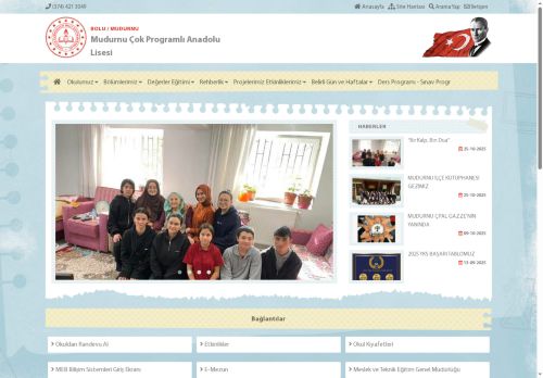 BOLU / MUDURNU - Mudurnu Çok Programlı Anadolu Lisesi