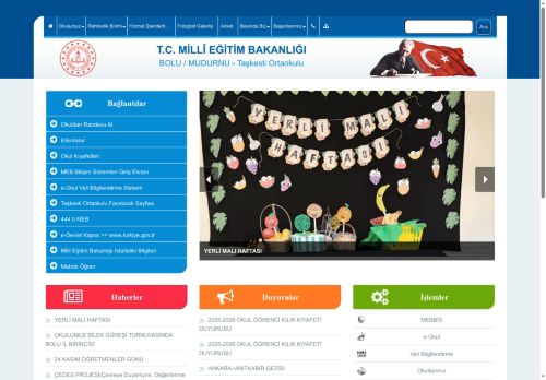 BOLU / MUDURNU - Taşkesti Ortaokulu