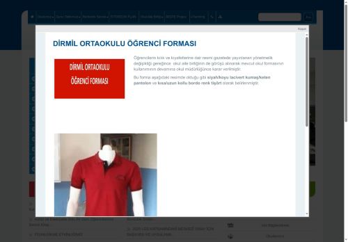 BURDUR / ALTINYAYLA - Dirmil Ortaokulu