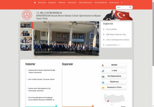 BURDUR / BUCAK - Bucak Ahmet Kadriye Öztürk Öğretmenevi ve Akşam Sanat Okulu