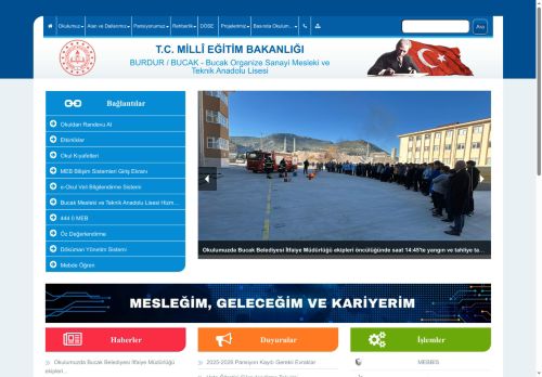 BURDUR / BUCAK - Bucak Organize Sanayi Mesleki ve Teknik Anadolu Lisesi