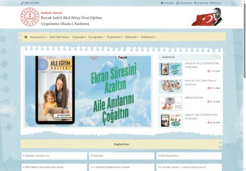 BURDUR / BUCAK - Bucak Şehit Akif Altay Özel Eğitim Uygulama Okulu I. Kademe