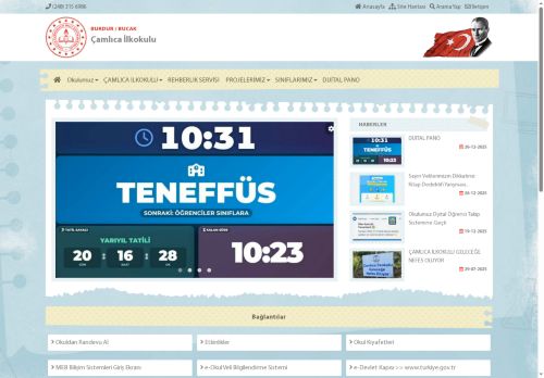 BURDUR / BUCAK - Çamlıca İlkokulu