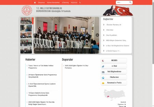 BURDUR / BUCAK - Gündoğdu Ortaokulu