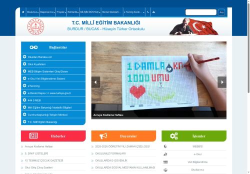 BURDUR / BUCAK - Hüseyin Türker Ortaokulu