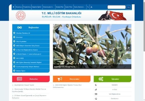 BURDUR / BUCAK - Kızılkaya Ortaokulu