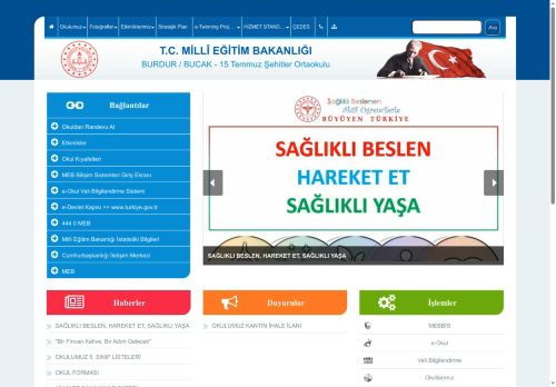 BURDUR / BUCAK - 15 Temmuz Şehitler Ortaokulu