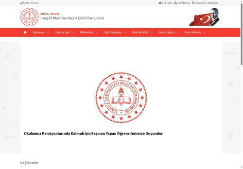 BURSA / İNEGÖL - İnegöl Mediha-Hayri Çelik Fen Lisesi